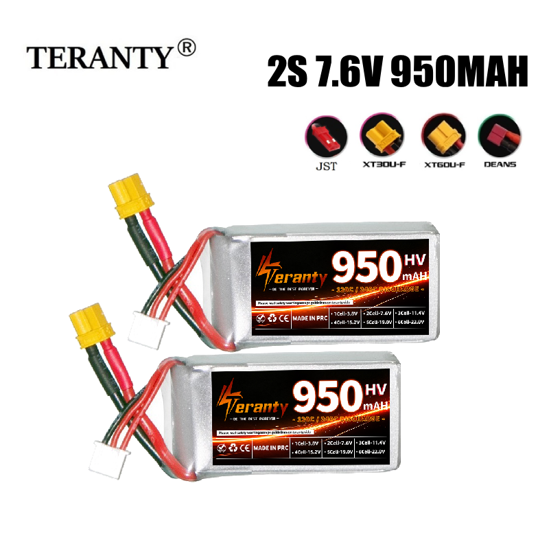 Teranty 2S HV 7.6V 950mAh 120C - Drone Racing Charger recensie en prijs